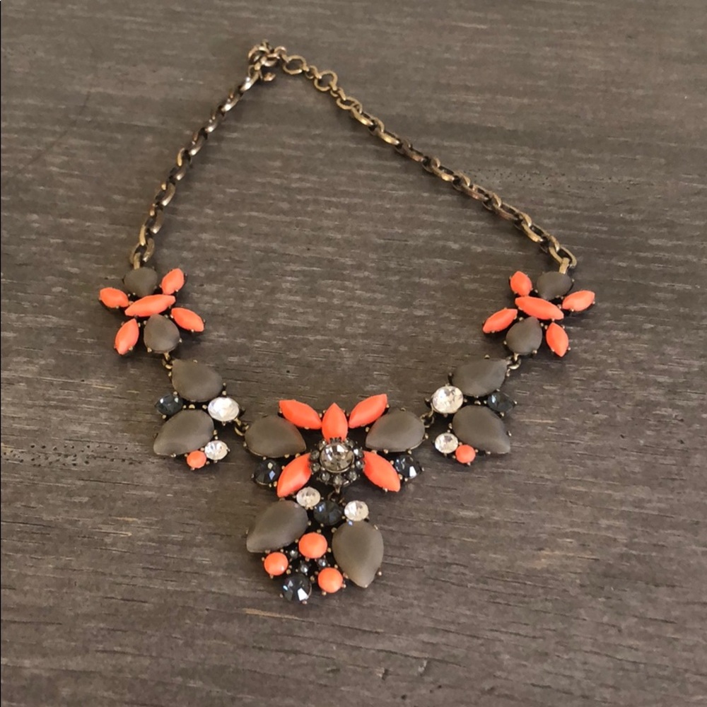 J Crew stone necklace.